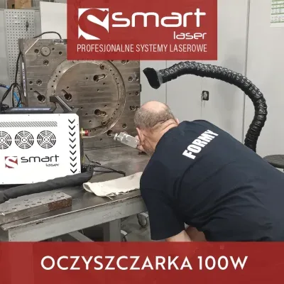 Instalacja oczyszczarki laserowej 100W - ALLFLEX SP. Z O.O.