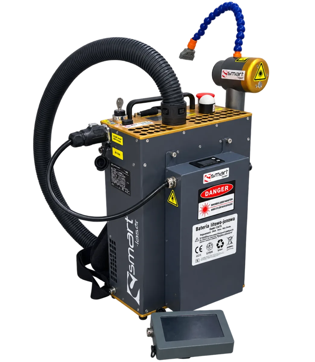 Oczyszczarka Laserowa Pulsacyjna Smart Laser Plecakowa 300W