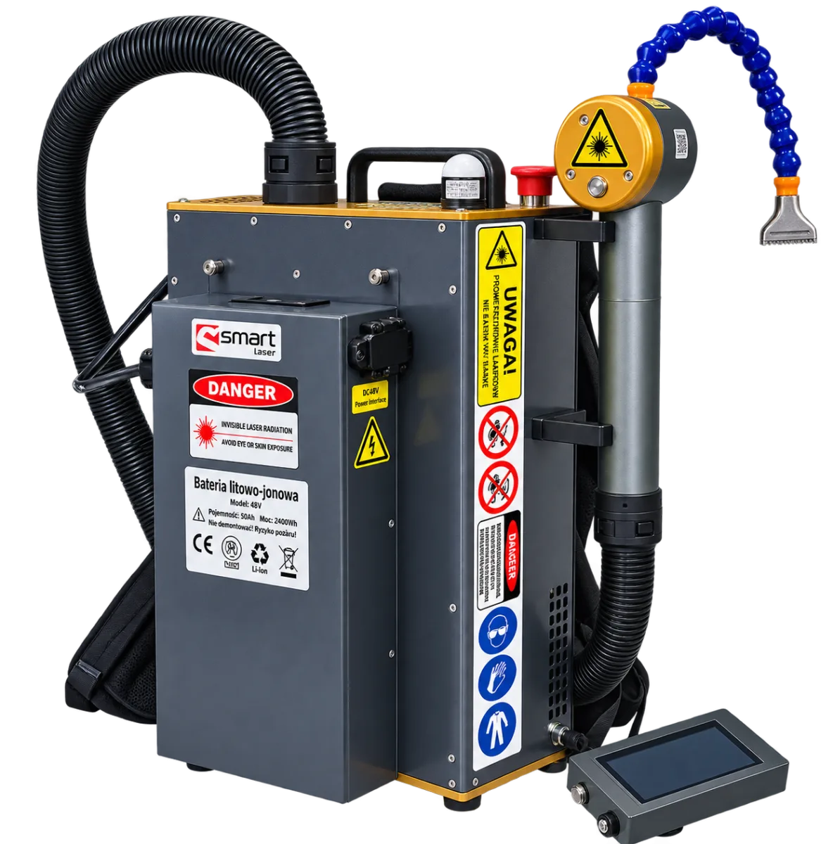 Smart Laser 300W Backpack-Style Pulsed Laser Cleaner